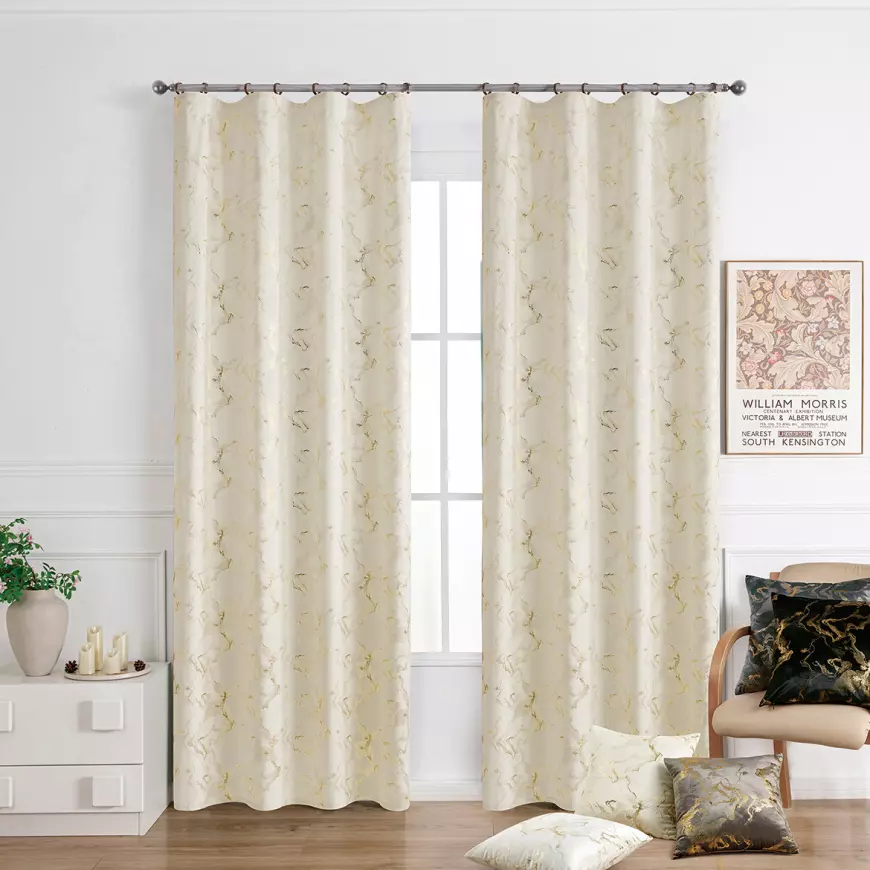 Záves na páske KLOE VET427/2/210GSM 140x250 cm  krémový