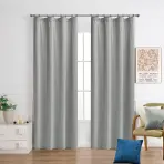 Záves na páske ROSALIA VET449/3/210GSM 140x250 cm  sivý