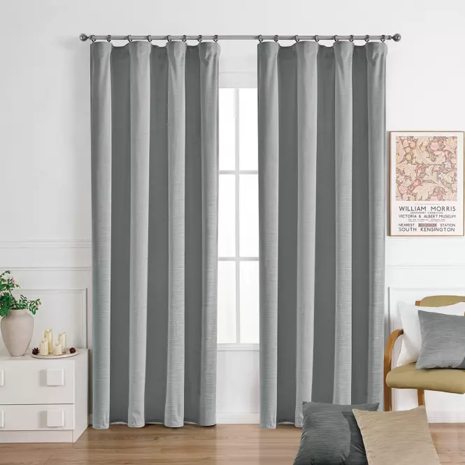 Záves na páske SOFI VET476/6/210GSM 140x250 cm  sivý