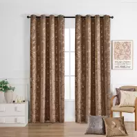 Záves na krúžkoch GOLDY VET479/2/210GSM 140x250 cm  hnedý