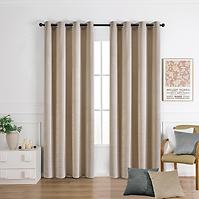 Záves na krúžkoch SOFI VET476/4/210GSM 140x250 cm  béžový