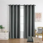 Záves na krúžkoch SOFI VET476/7/210GSM 140x250 cm  sivý