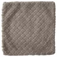 Dekoračná obliečka na vankúš KX239-101s 40x40 cm svetlohnedá