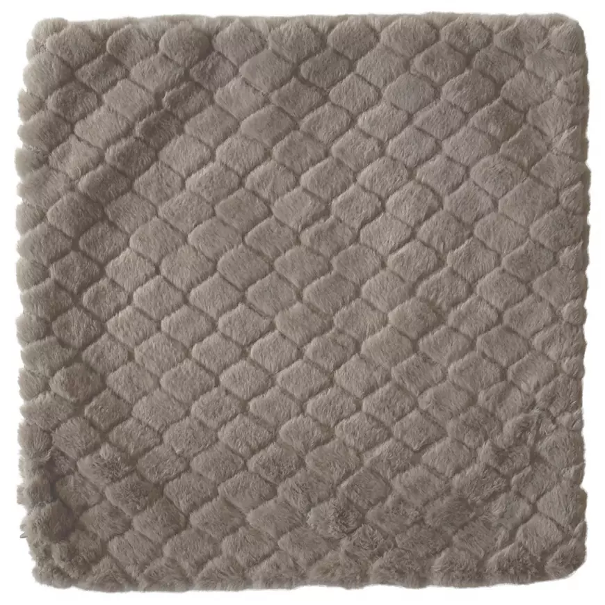 Dekoračná obliečka na vankúš KX239-101s 40x40 cm svetlohnedá