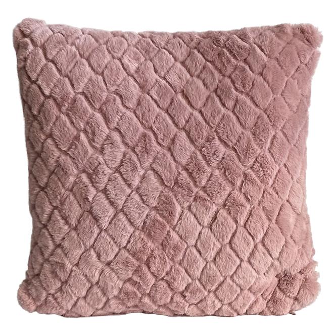 Dekoračná obliečka na vankúš KX239-101s 40x40 cm ružová