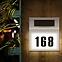 Solárna lampa číslo domu Broy 46827 chróm,8