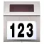 Solárna lampa číslo domu Broy 46827 chróm,16