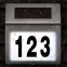 Solárna lampa číslo domu Broy 46827 chróm,6