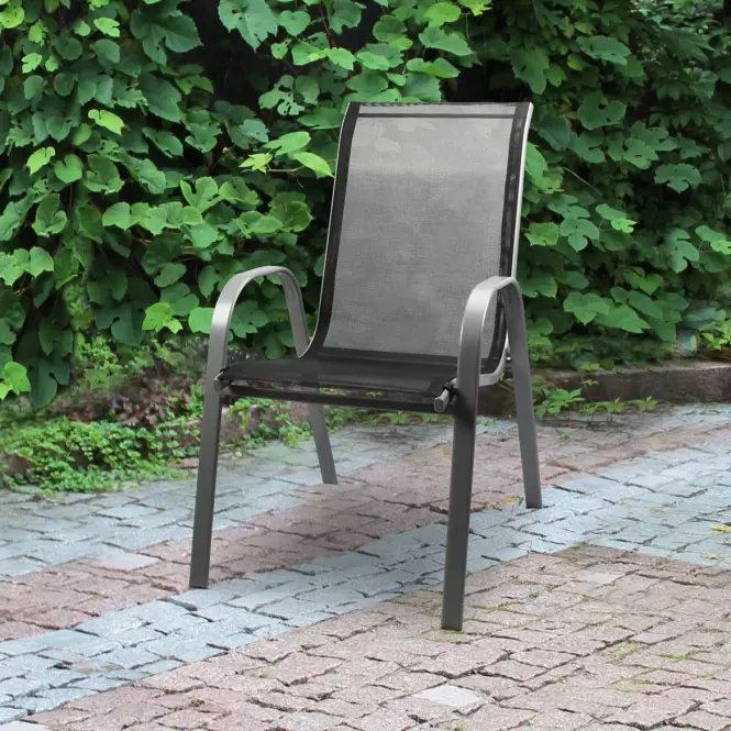 Záhradná stolička Berg 2 šedá