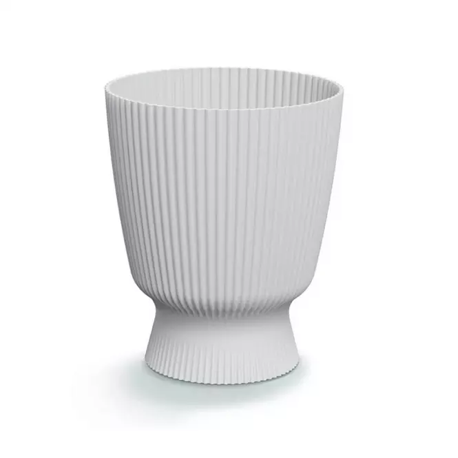 Kvetináč Milly ROUND DMIL220 S449 biela