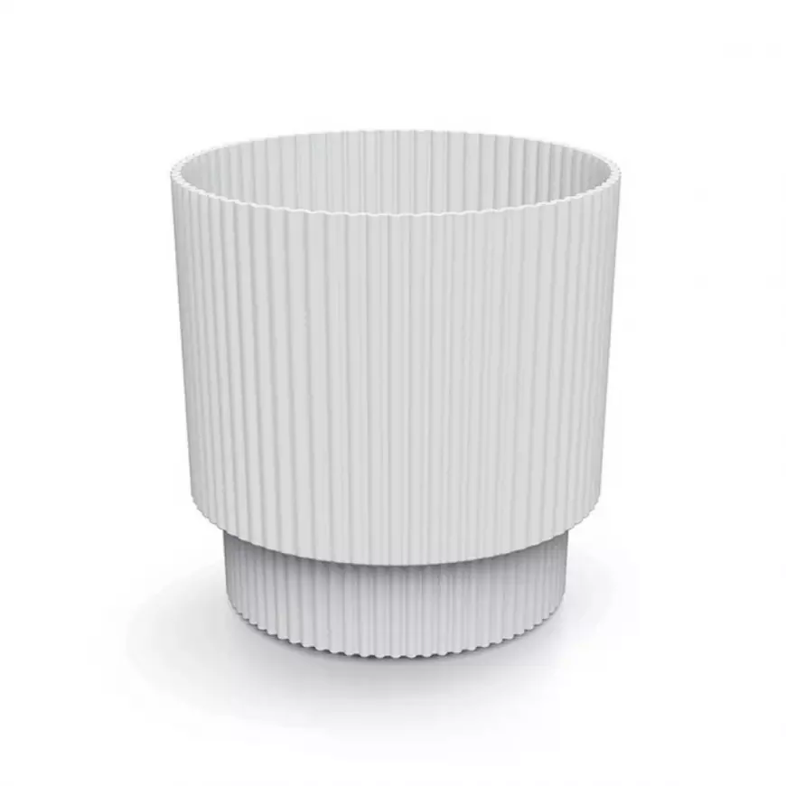 Kvetináč Milly ROUND DMIN150 S449 biela