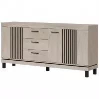 Komoda Mati Mi05 Dub Crem/Čierna