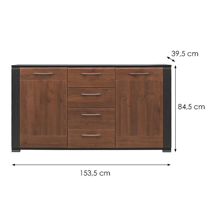 Komoda Naomi Na-3 Orechh/Wenge