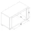 Skrinka York Y-12 Dub/Grafit,2