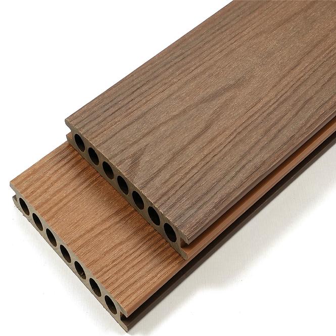 Kompozitná terasová doska mercado duo teak/chocolate 2200X148X23mm