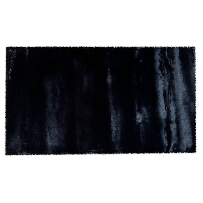 Koberec Carmen Rabbit Fur 1,6/2,3 RS-TM-1 čierny