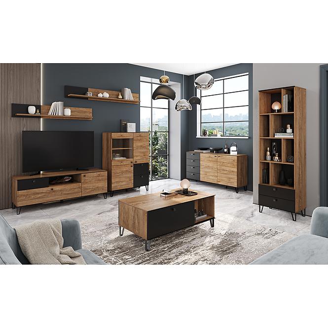 Komoda Weil 4S burgund oak