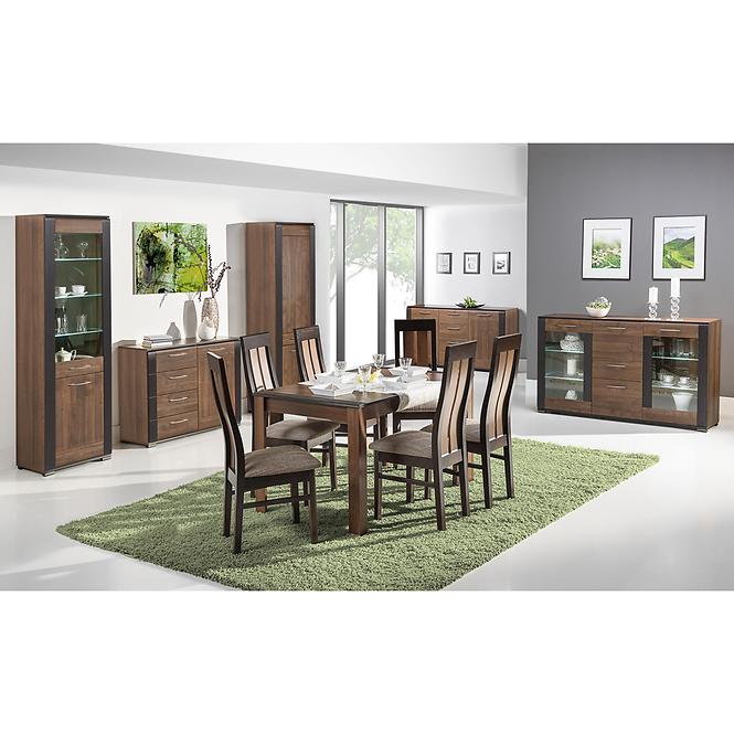 Skriňa 3d Naomi Na-8 Orech/Wenge