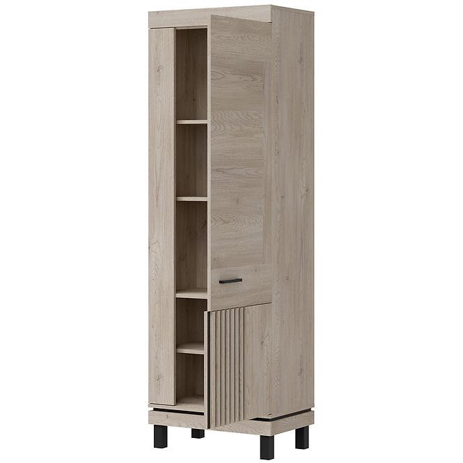 Skriňa Mati Mi09 Dub Cremona/čierna,3