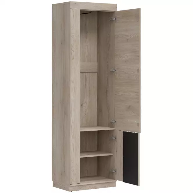 Skriňa Mati Mi14 Dub Cremona/čierna