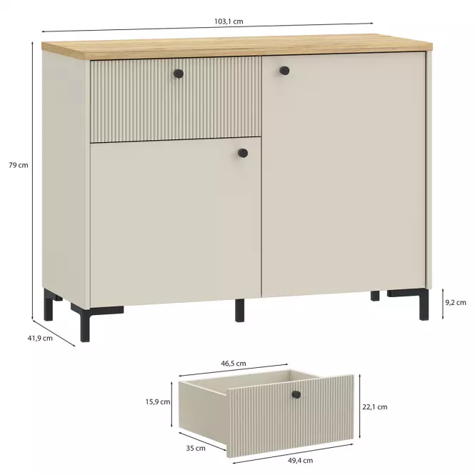Komoda Palmerston BITK221R-M846
