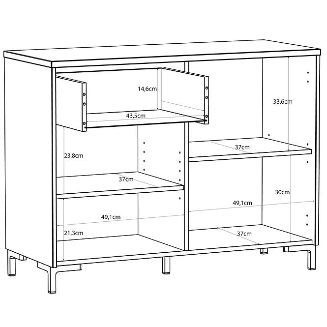 Komoda Palmerston BITK221R-M846