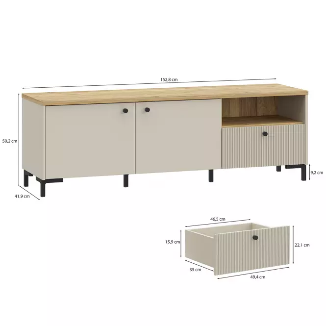 TV stolík Palmerston BITT121L-M846
