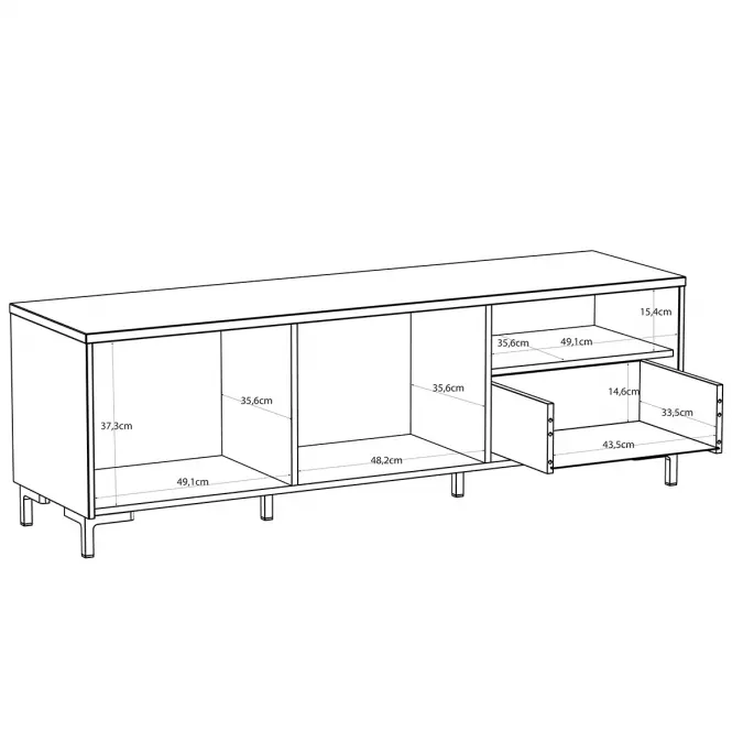 TV stolík Palmerston BITT121L-M846