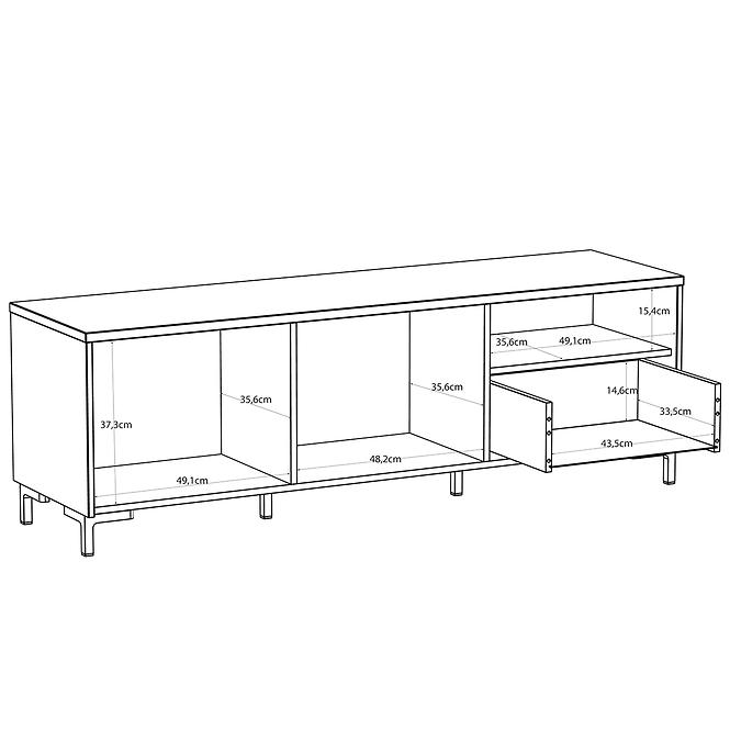 TV stolík Palmerston BITT121L-M846