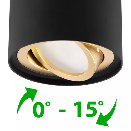 Luster Amat 115mm Black/Gold O K1