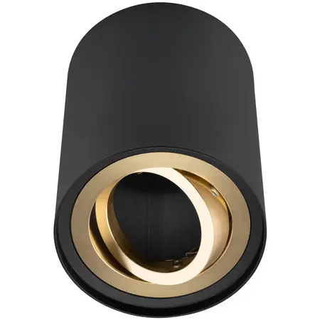 Stropné  bodové svietidlo Amat 115 mm Black/Gold O K1,2