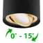 Stropné  bodové svietidlo Amat 115 mm Black/Gold O K1,5