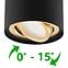 Stropné  bodové svietidlo Amat 115 mm Black/Gold O K1,5