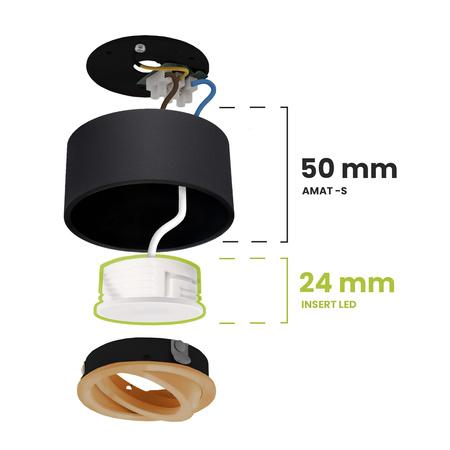 Luster Amat 50mm Black/Gold O K1