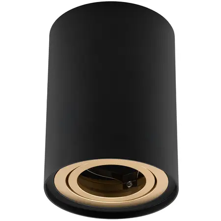 Stropné bodové svietidlo Amat 84 mm Black/Gold O K1,3