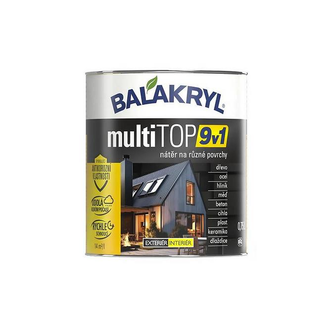 Balakryl Multitop 9v1 RAL9005 0.75l