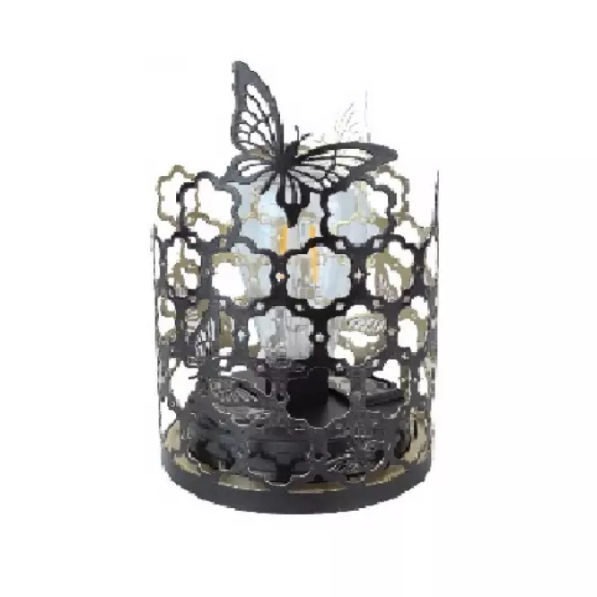 Dekoračná solárna lampa – motýľ DDHH24067