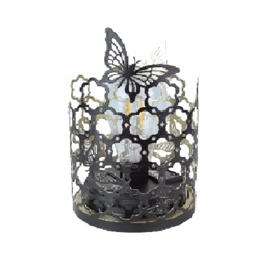 Dekoračná solárna lampa – motýľ DDHH24067