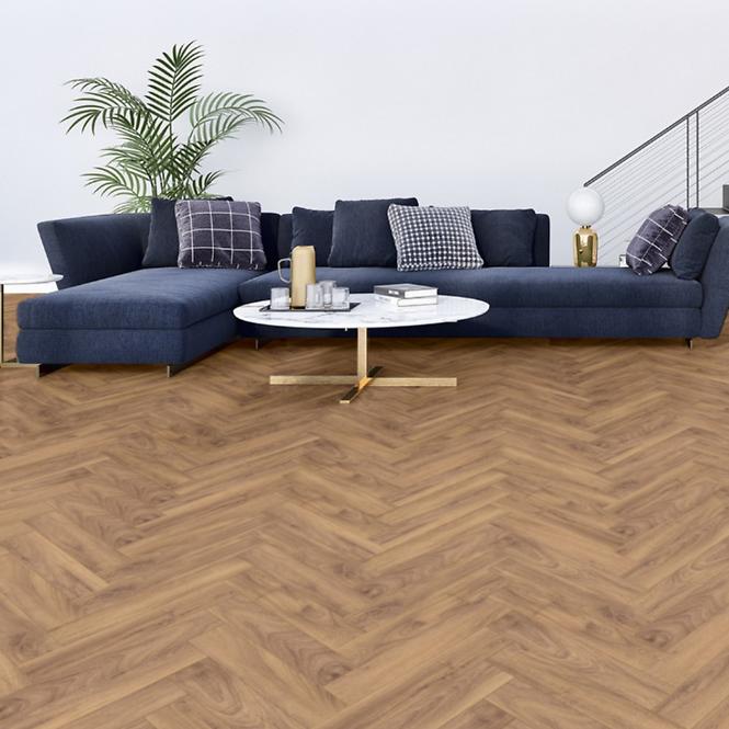 Laminátová podlaha vodeodolná Dub Firebrand 8mm AC5 Herringbone K450