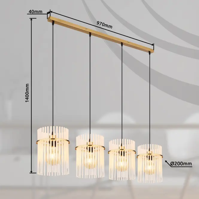 Luster 15698-4HM Gold LW4,5