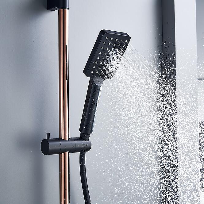 Sprchový set Royal 3F Black Rose Gold