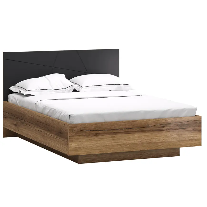 Posteľ 140 Orient Z Dub Delano/čierna