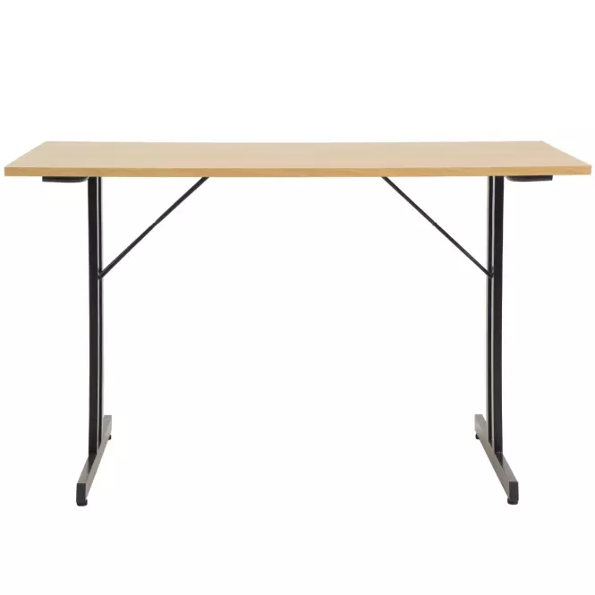 Skladací stôl Marius 9573 120 Cm prírodná/čierna,6
