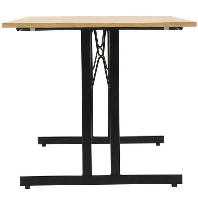 Skladací stôl Marius 9573 120 Cm prírodná/čierna