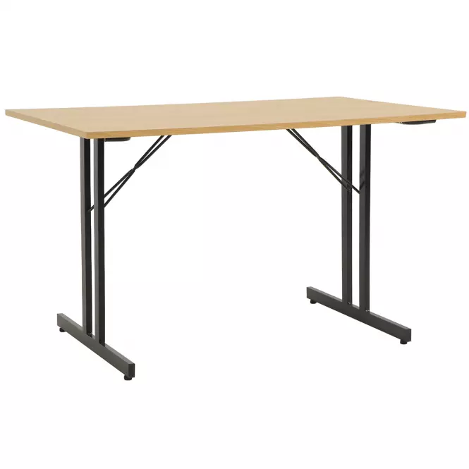 Skladací stôl Marius 9573 150 Cm prírodná/čierna