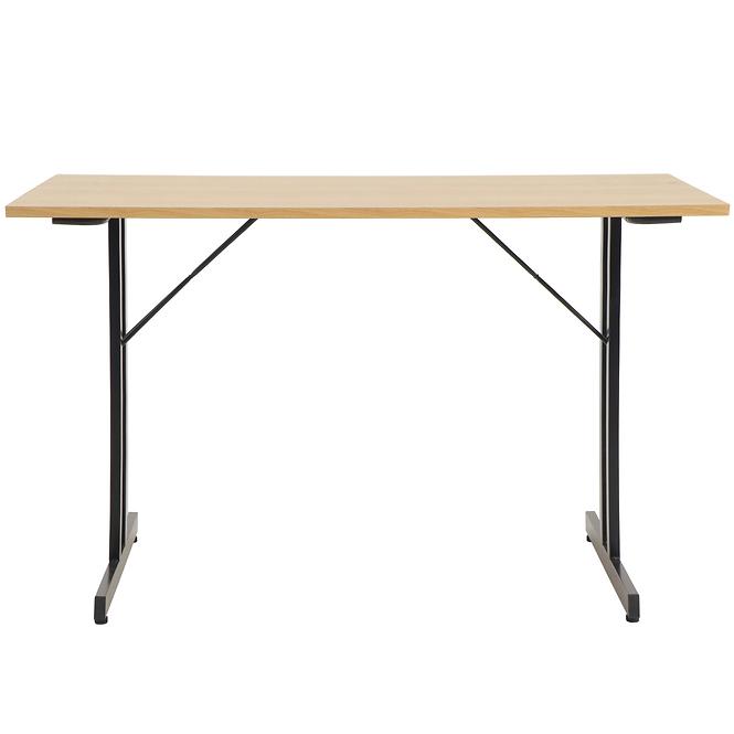 Skladací stôl Marius 9573 150 Cm prírodná/čierna