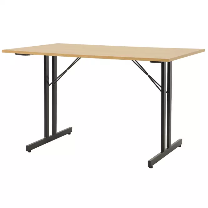 Skladací stôl Marius 9573 150 Cm prírodná/čierna