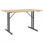 Skladací stôl Marius 9573 180 Cm prírodná/čierna,5