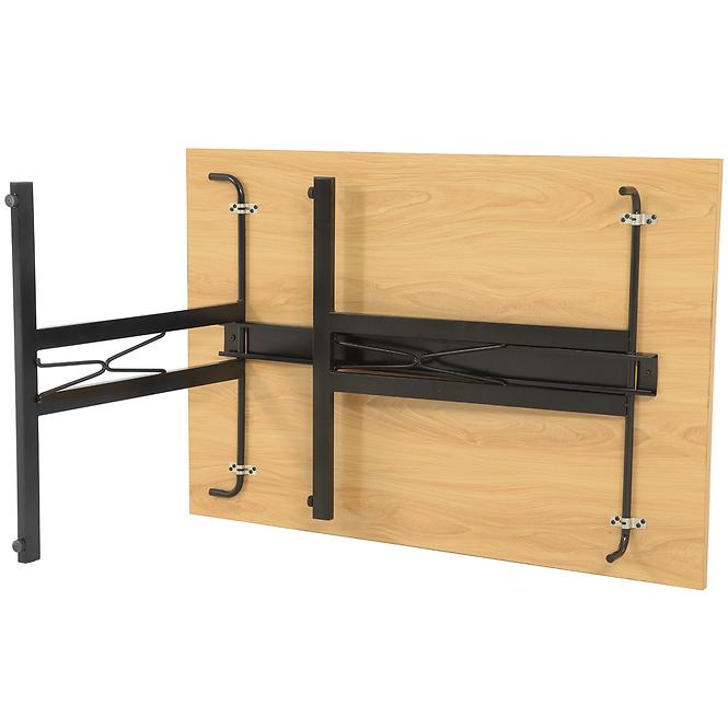 Skladací stôl Marius 9573 180 Cm prírodná/čierna,14