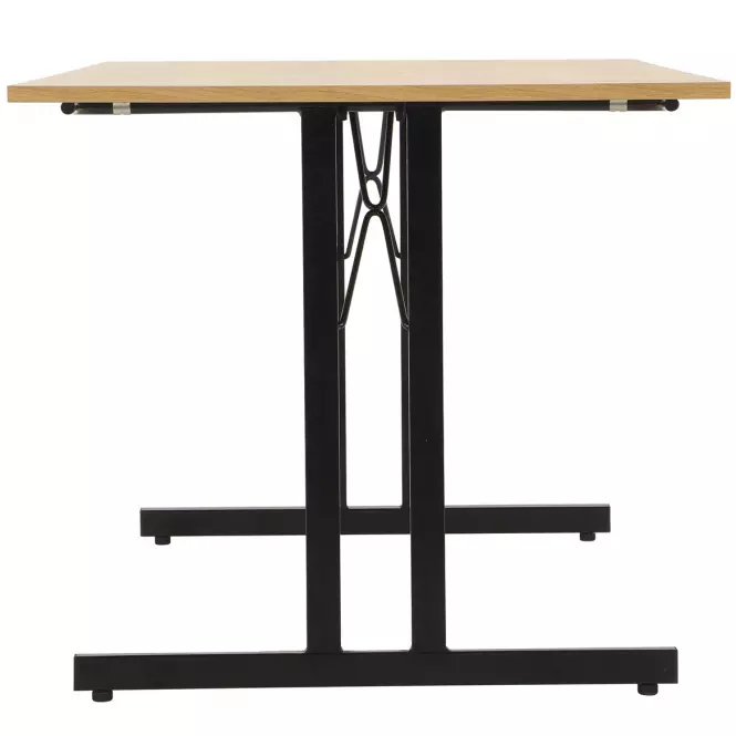 Skladací stôl Marius 9573 180 Cm prírodná/čierna